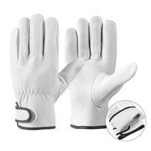 Load image into Gallery viewer, Work Gloves Soft Sheepskin Leather Driver Hunting Driving Farm Garden Welding Security Protection Safety Mechanic Glove
