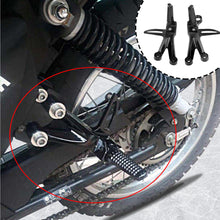 Load image into Gallery viewer, 2Pcs Aluminum Alloy Motorcycle Foot Pegs Rests Pegs Holders Motorbike Dirt Pit Bike For Suzuki Raider 150
