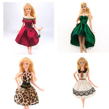 Load image into Gallery viewer, Doll Clothes Fashion Outfit Dress Compatible for 30cm Barbie Doll Accessories Christmas Birthday Toy for Girls
