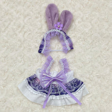 Load image into Gallery viewer, 20CM Cotton Doll Rompers Cartoon Plush Doll Replacement Outfit Princess Dress Playing House Accessories Mini Clothes
