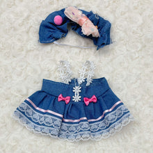 Load image into Gallery viewer, 20CM Cotton Doll Rompers Cartoon Plush Doll Replacement Outfit Princess Dress Playing House Accessories Mini Clothes
