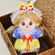 Load image into Gallery viewer, 20CM Cotton Doll Rompers Cartoon Plush Doll Replacement Outfit Princess Dress Playing House Accessories Mini Clothes
