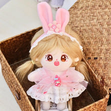 Load image into Gallery viewer, 20CM Cotton Doll Rompers Cartoon Plush Doll Replacement Outfit Princess Dress Playing House Accessories Mini Clothes
