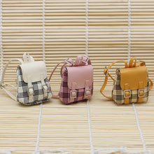 Load image into Gallery viewer, Doll Bag for Labubu Macaron Barbies Blythes and 20cm Plush Doll &amp; 1/6 BJD Canvas Backpack
