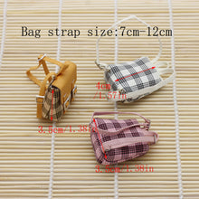 Load image into Gallery viewer, Doll Bag for Labubu Macaron Barbies Blythes and 20cm Plush Doll &amp; 1/6 BJD Canvas Backpack
