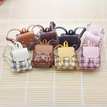 Load image into Gallery viewer, Doll Bag for Labubu Macaron Barbies Blythes and 20cm Plush Doll &amp; 1/6 BJD Canvas Backpack
