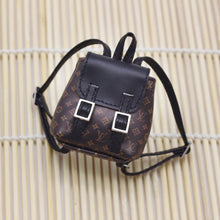 Load image into Gallery viewer, Doll Bag for Labubu Macaron Barbies Blythes and 20cm Plush Doll &amp; 1/6 BJD Canvas Backpack

