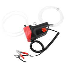 Load image into Gallery viewer, 12V 60W Electric Car Oil Suction Pump Fuel Delivery Engine Oil Crude Oil Fluid Suction Pump with 4ft Tube For Boat Motorcycle Vehicle

