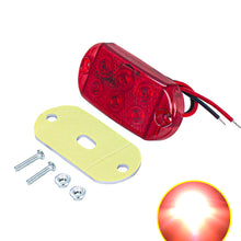 Load image into Gallery viewer, 6LED 12v-80V Truck Side Marker Lights External Lights Warning Tail Light Auto Trailer Truck Lorry Clearance Lamps
