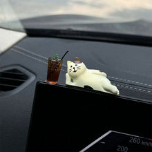 Load image into Gallery viewer, Cute Cat Car Dashboard Ornaments Gifts Car Center Console Decoration Auto Interior Accessories for Woman
