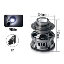 Load image into Gallery viewer, 12V H7 H11 H8 H9 9006 HB4 Car Lens Headlight Led Fog Light Bulb LED Fog Lamp White Yellow Ice Blue Turbo Fog Light
