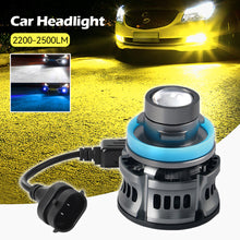 Load image into Gallery viewer, 12V H7 H11 H8 H9 9006 HB4 Car Lens Headlight Led Fog Light Bulb LED Fog Lamp White Yellow Ice Blue Turbo Fog Light
