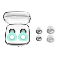 Load image into Gallery viewer, Noise Reduction Sound Insulation Silicone Earplugs for Business Trips Travel Portable Sleep Washable Soundproof Earplugs
