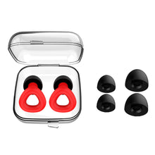 Load image into Gallery viewer, Noise Reduction Sound Insulation Silicone Earplugs for Business Trips Travel Portable Sleep Washable Soundproof Earplugs
