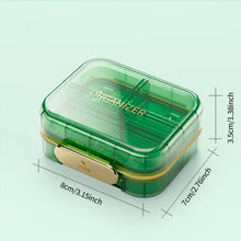 Load image into Gallery viewer, Portable Waterproof Sealed Medicine Box Pills Transparent Medicine Box Pill Tablet Storage Box Medicine Storage Box
