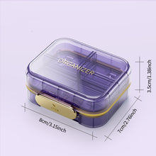 Load image into Gallery viewer, Portable Waterproof Sealed Medicine Box Pills Transparent Medicine Box Pill Tablet Storage Box Medicine Storage Box
