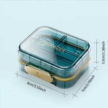 Load image into Gallery viewer, Portable Waterproof Sealed Medicine Box Pills Transparent Medicine Box Pill Tablet Storage Box Medicine Storage Box
