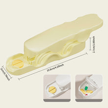 Load image into Gallery viewer, Creative Mini Cutter Splitters Portable Medicine Box Storage Box Pill Tablet Pill Cutter Divide Medicine Storage Box
