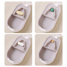 Load image into Gallery viewer, 3 in 1 Pills Splitters Cutter Portable Medicine Box Creative Mini Storage Box Pill Tablet Pill Cutter Medicine Storage Box
