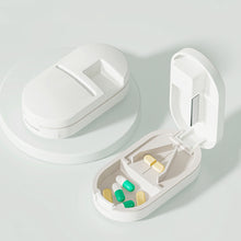 Load image into Gallery viewer, 3 in 1 Pills Splitters Cutter Portable Medicine Box Creative Mini Storage Box Pill Tablet Pill Cutter Medicine Storage Box
