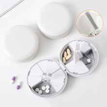 Load image into Gallery viewer, Portable Packaging Sealed Medicine Box Round Pill Case Plastic Weekly Tablet Candy Box Pill Container Pill Box
