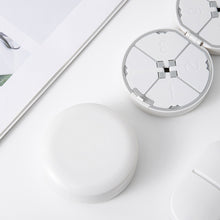 Load image into Gallery viewer, Portable Packaging Sealed Medicine Box Round Pill Case Plastic Weekly Tablet Candy Box Pill Container Pill Box
