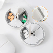 Load image into Gallery viewer, Portable Packaging Sealed Medicine Box Round Pill Case Plastic Weekly Tablet Candy Box Pill Container Pill Box
