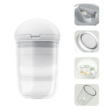 Load image into Gallery viewer, Portable Multifunctional Medicine Box Cutting Grinding Medicine Divided Sealed Stored with Water Cup Medicine Box
