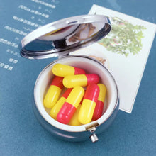 Load image into Gallery viewer, Multi Functional Creative Medicine Box Circular Ointment Box Pill Box Jewelry Box Foldable Portable Medicine Box
