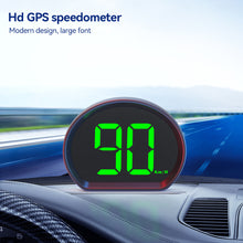 Load image into Gallery viewer, Car GPS Speedometer HUD Head Display Digital Speed Meter with KMH MPH Dispaly for Truck Motorcycle Plug and Play Auto Part Accessories
