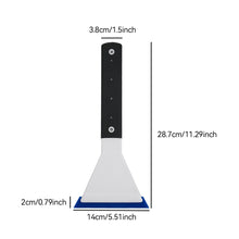 Load image into Gallery viewer, Car Windshield Squeegee Windows Glass Film Window Tint Tool for Installation Scraper Water Wiper with Insert Rubber Blade and Long Handle
