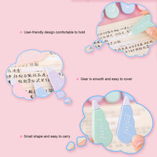 Load image into Gallery viewer, 1 Set/6 Piece Cute Kawaii Macaron Correction Tape Altered Tools School Office Corrector Stationery Kids Sweet Novelty Supplies
