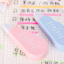 Load image into Gallery viewer, 1 Set/6 Piece Cute Kawaii Macaron Correction Tape Altered Tools School Office Corrector Stationery Kids Sweet Novelty Supplies

