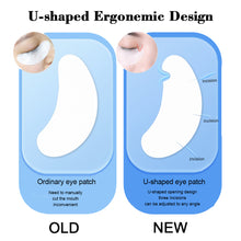 Load image into Gallery viewer, 50/100pairs Eye Patches Eyelash Extension Under Eyelashes Fake Lashes Stickers Lash Extension Patches for Building Eyelid
