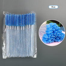 Load image into Gallery viewer, 50pcs Disposable Eyelash Brushes Extension Crystal Eyebrow Brush Mascara Wand Eye Lashes Cosmetic Tool Set Makeup Beauty
