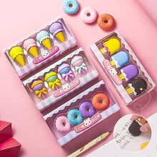 Load image into Gallery viewer, 4Pieces/Boxes Kawaii Lollipop Sweety Ice Cream Student Stationery School Office Supplies Children Erasers For Kids Pencil Eraser
