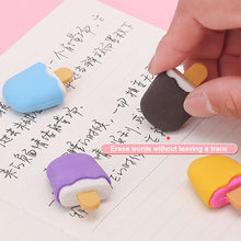 Load image into Gallery viewer, 4Pieces/Boxes Kawaii Lollipop Sweety Ice Cream Student Stationery School Office Supplies Children Erasers For Kids Pencil Eraser
