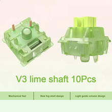 Load image into Gallery viewer, Silent Peach V3 Switch Lubed Silent Lemon V3 Switches Mechanical Keyboard Linear Tactile 5Pin Hot swap PA66 Pre Lubed POM
