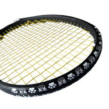 Load image into Gallery viewer, 1PC 25*1.7CM Badminton Racket Head Sticker With Bulldog Print Frame Anti-Scratch Wear Protective Tape For Tennis Racket

