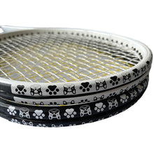 Load image into Gallery viewer, 1PC 25*1.7CM Badminton Racket Head Sticker With Bulldog Print Frame Anti-Scratch Wear Protective Tape For Tennis Racket
