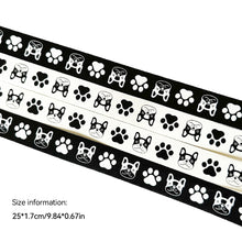 Load image into Gallery viewer, 1PC 25*1.7CM Badminton Racket Head Sticker With Bulldog Print Frame Anti-Scratch Wear Protective Tape For Tennis Racket
