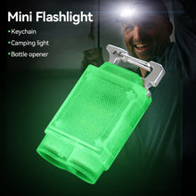 Load image into Gallery viewer, 1PCOutdoor Multi-Function Hat Clip Light LED SMD Dual Light Source Keychain Light With Bottle Opener Portable Magnetic Work Light
