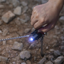 Load image into Gallery viewer, 1PC Mini LED Flashlight Angle Adjustable With Clip Glasses Leg Hat Wind Rope Available Outdoor Camping Hiking Fishing Nightlight
