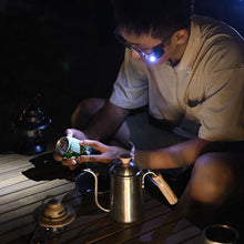 Load image into Gallery viewer, 1PC Mini LED Flashlight Angle Adjustable With Clip Glasses Leg Hat Wind Rope Available Outdoor Camping Hiking Fishing Nightlight
