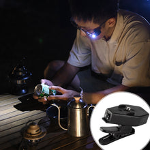 Load image into Gallery viewer, 1PC Mini LED Flashlight Angle Adjustable With Clip Glasses Leg Hat Wind Rope Available Outdoor Camping Hiking Fishing Nightlight
