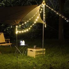 Load image into Gallery viewer, 10M Portable LED Light Strip USB Charging Suspended Tapeline RGB Atmosphere Light For Outdoor Camping Canopy

