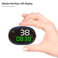 Load image into Gallery viewer, Car HUD Head Up Display Car Digital GPS Speedometer Gauges Compass Speed Meter Atmosphere Light Overspeed Alarm With Atmosphere Light Pickup Trucks
