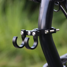 Load image into Gallery viewer, Electric Scooter Double Metal Hooks Simple Bike Shelf Tube Storage Hanger Buckle Hooks Hooks Ebikes Portable Helmet Rack
