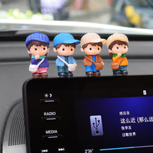 Load image into Gallery viewer, 4Pcs Little Boys Car Center Console Dashboard Navigator Screen Decoration Ornaments Auto Interior Accessories For Computer Display

