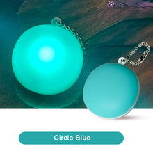 Load image into Gallery viewer, Pet Night Walking Safety Light Pendant Dog Puppy Led Silicone Glowing Collar Flashing Pendant Outdoor Hiking Backpack Bag Lights
